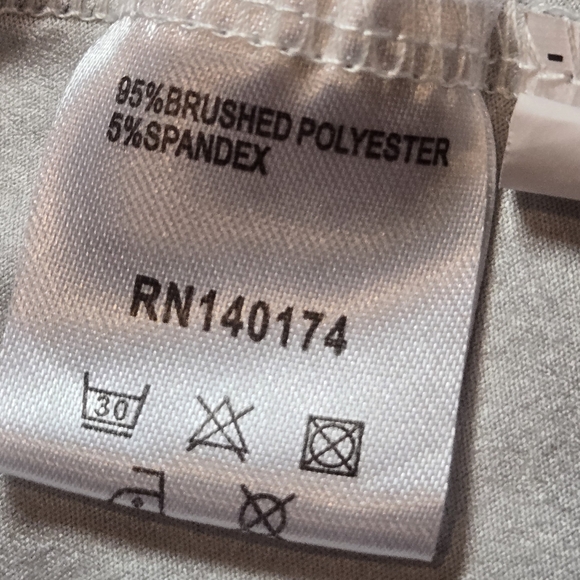 Reborn geometrical pattern blue cream black gray pleated womens size 2X - Picture 6 of 6